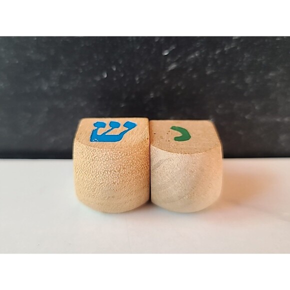 Wooden Dreidels USED - Picture 7 of 10